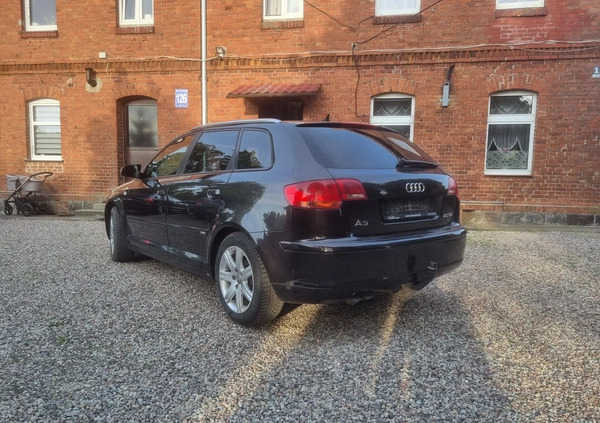 Audi A3 cena 24900 przebieg: 317000, rok produkcji 2008 z Wisła małe 79